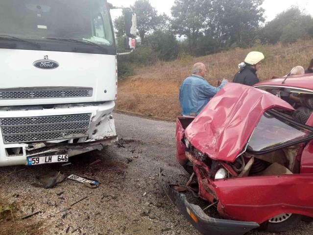 Biga’da süt tankeri ile otomobilin çarpıştı kazada, 83 yaşındaki kadın hayatını kaybetti