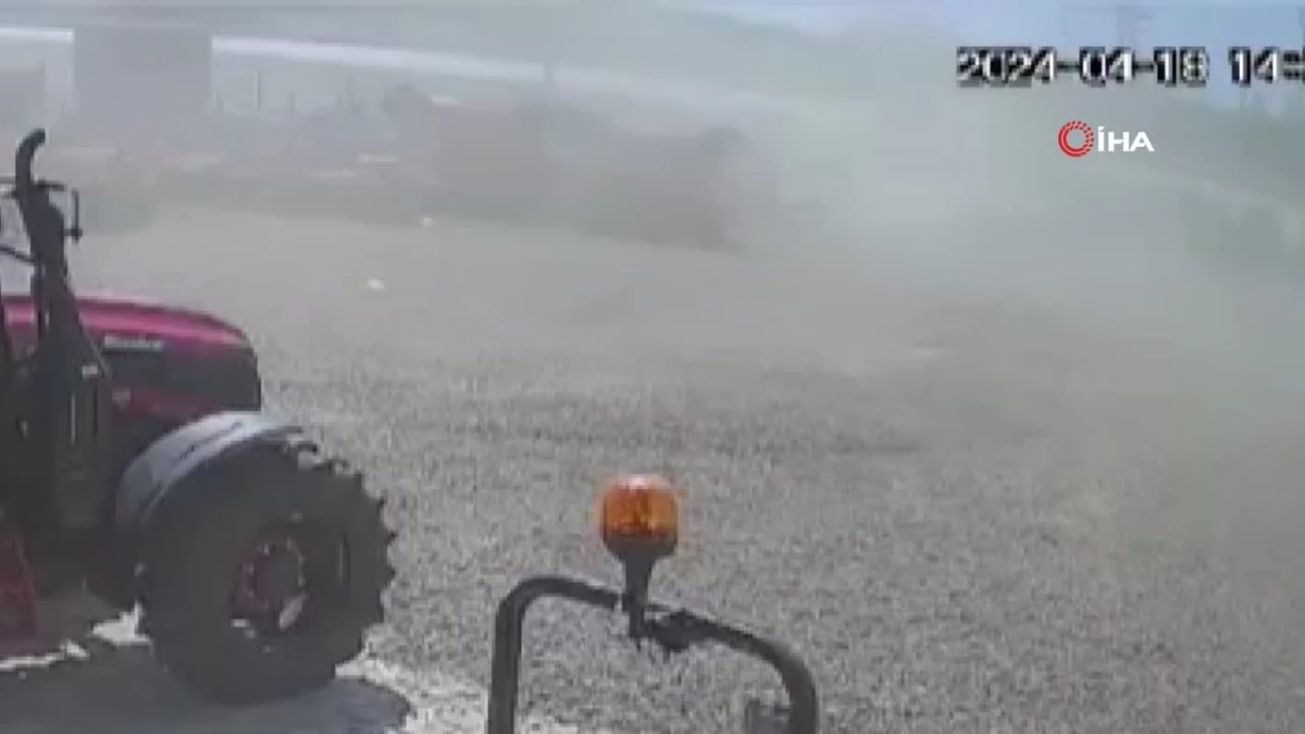 Çanakkale’de feci kaza kamerada: Kontrolden çıkan araç taklalar attı, 1 ölü