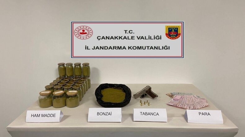 Çanakkale’de jandarmadan uyuşturucu operasyonuna 4 gözaltı