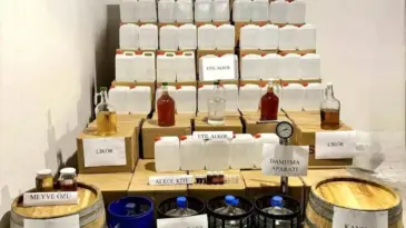 Çanakkale’de 3.317 Litre Kaçak Alkol Ele Geçirildi