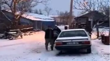 Çanakkale’de Kar Yağışı Etkili