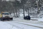 Kazdağları’nda Kar Yağışı Ulaşımı Zora Sokuyor