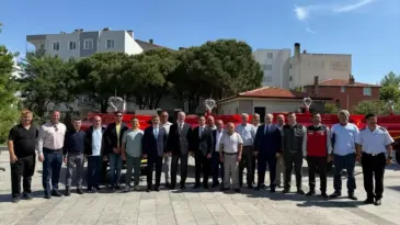 Eceabat’ta 10 İlk Müdahale Arazözü Dağıtımı
