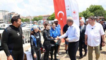 Çanakkale’de Deniz Temizliği Etkinliği